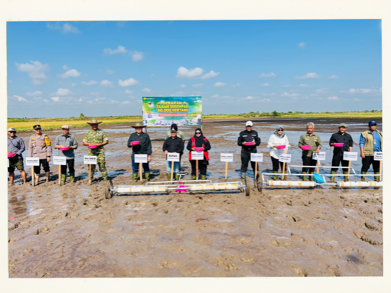 Gerakan Tanam Serempak di Kalimantan Tengah